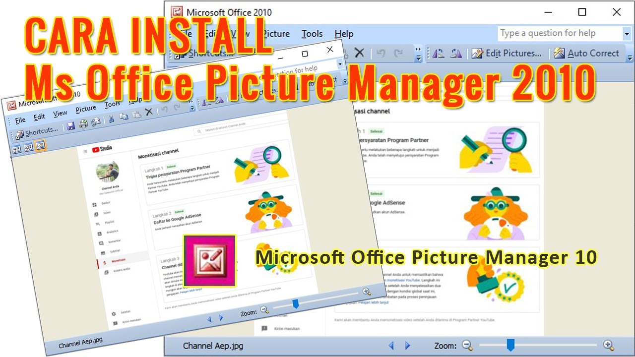 Cara Install Microsoft Office Picture Manager 2010 di Windows 10