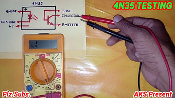 AKS | Optocoupler 4N35 Testing in Digital Meter | 4N35 Testing Kaise Kare