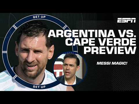 'EXPECT MORE MESSI GREATNESS!' 🤩 - Herculez Gomez on Argentina vs. Cape Verde | Get Up