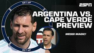 'EXPECT MORE MESSI GREATNESS!' 🤩 - Herculez Gomez on Argentina vs. Cape Verde | Get Up