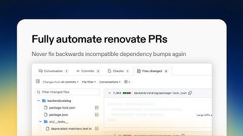 Automated dependency updates that don