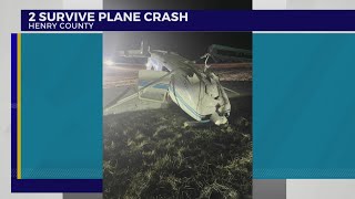 Small plane flips, crashes near Henry County Airport