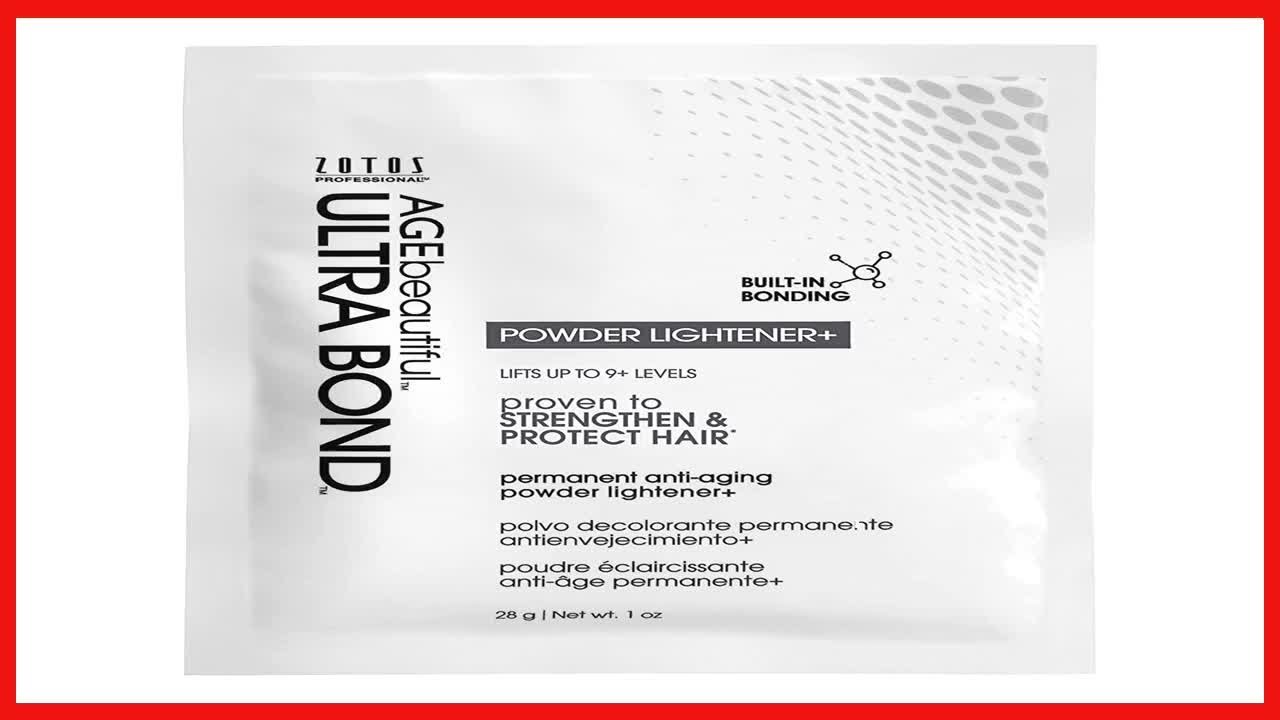 Great product -  AGEbeautiful Ultra Bond Permanent Powder Lightener For Hair | Anti-Aging | Strength