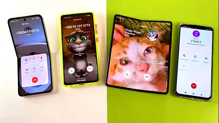 Xiaomi Redmi Note 11 NFC vs Samsung Z Fold 3 vs Galaxy Z Flip 3 vs Samsung Galaxy A52s incoming call