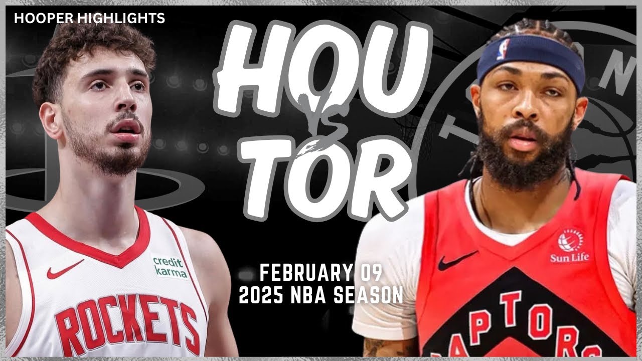 Houston Rockets Toronto Raptors Houston Rockets vs Toronto Raptors Full Game Highlights | Feb 9 | 2025 ...