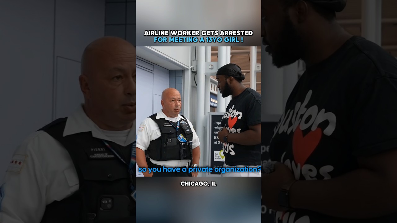 Airline worker gets arrested for meeting a 13yo Girl 🚨 #jidion #edpwatch