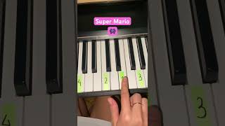 Super Mario play piano! Easy, quick to learn Mario's melody #piano #pianomusic #pianolessons
