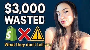 I Lost $3,000 on Shopify Dropshipping (The Truth They Hide)