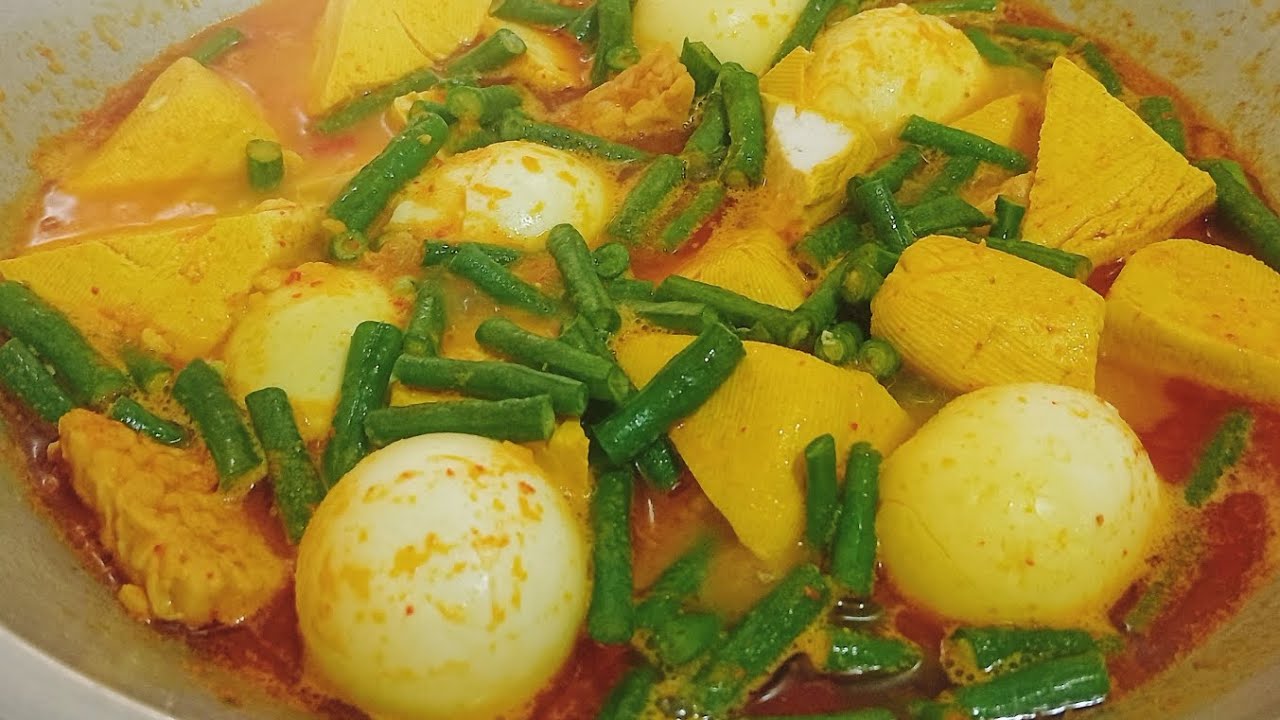 TAHU TEMPE TELUR DI MASAK SANTAN || MASAK SIMPEL