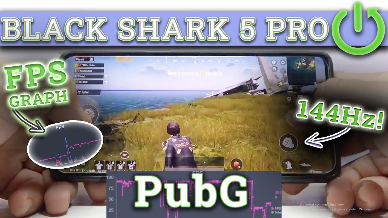 Xiaomi Black Shark 5 Pro - PubG on 90 FPS, Gaming TEST 🤩, FPS GRAPH, OLED 144Hz