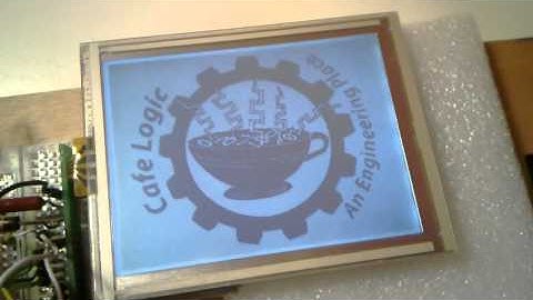 Powertip 320x240 LCD S1D13700 connected to Arduino using a PCF8574 I2C port expander (standard mode)