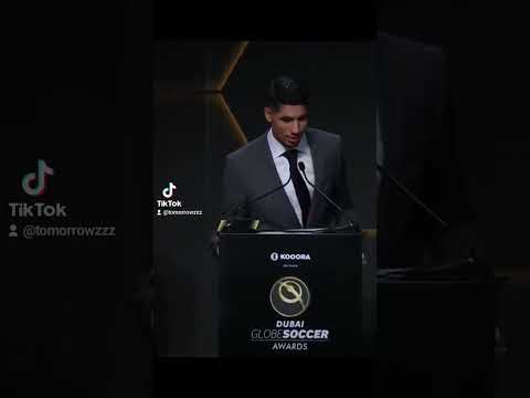 ردة فعل كريستيانو رونالدو بعد تتويج اشرف حكيمي ب جائزة غولدن غلوب