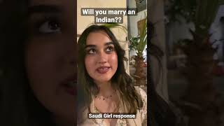 Saudi girl ready to marry Indian ??