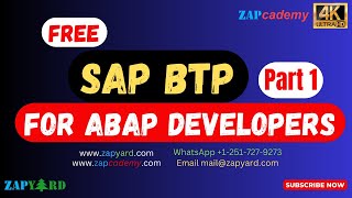Understanding BTP from a Beginner's Perspective  Part 1Get Started with BTP for ABAP Developers