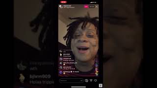 TrippieRedd Roasting fans on INSTAGRAM live