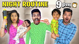 Myra and Shaurya's Night Routine!!! image