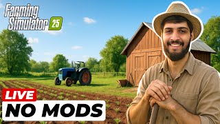 $10,000,000 with ZERO Mods Challenge ! | Farming Simulator 25 | Hindi | @TrazyA01 Live🛑 #live #