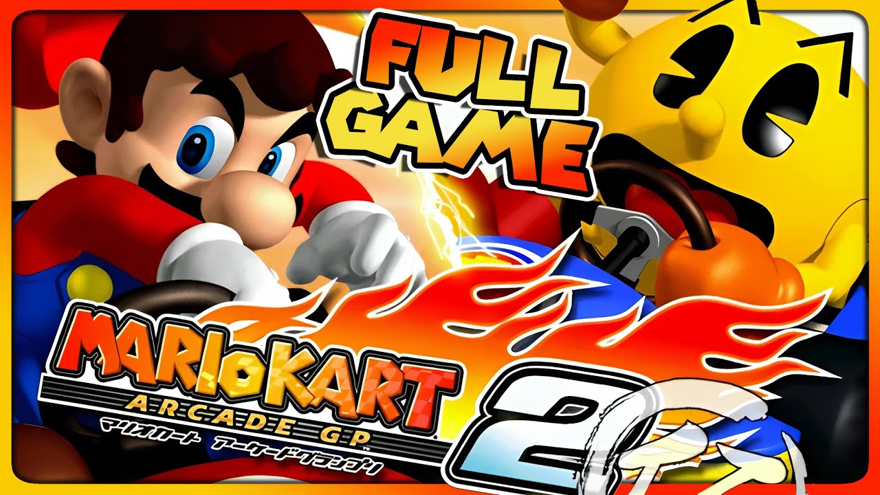 Mario Kart Arcade GP 2 FULL GAME Longplay (4K)