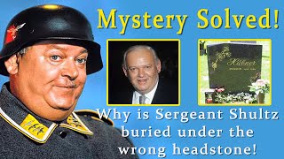 Is Hogan&#39;s Heroes star, John Banner, buried under the wrong headstone?