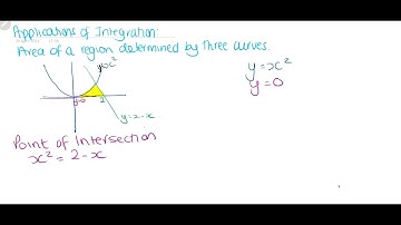 Applications of Integration: Area Bounded by three curves