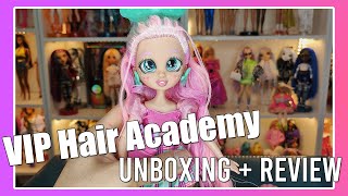 ✨ NEW 2023 VIP Hair Academy Fashion Doll Unboxing & Review 💇