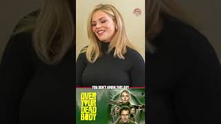 Jason Segel and Samara Weaving breakdown the perfect crime 👀