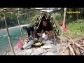 organic food cooking beside the river || lajimbudha || @villagefoodkitchen || Nepal🇳🇵||