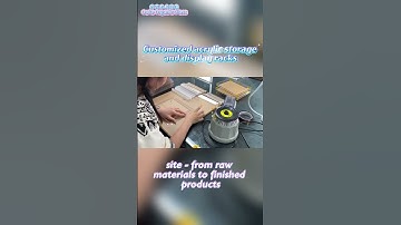 Customized acrylic storage and display stand