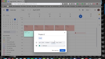 Google Calendar for Project Time Blocks