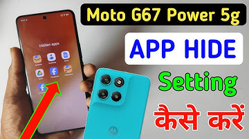 How to hide apps in Moto g67 power 5g /Moto g67 power 5g app hide/app hide setting