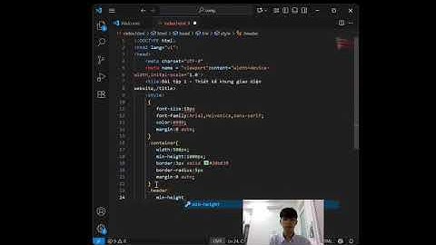 Môn Lập trình giao diện web | Bài tập 1 | Lê Văn Lai | K25M | Đại học Đông Á