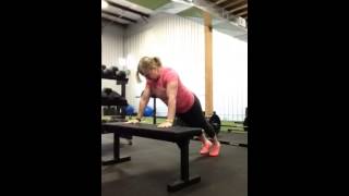Push ups with 3 sec chest pause