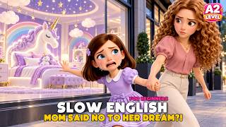 Camila Found Her Dream Unicorn Bedroom… But Mom Said No! 😭🦄 | Slow English Story (A2) screenshot 4