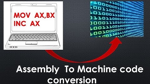 Assembly to Machine Language Code Conversion for 8086 Microprocessor