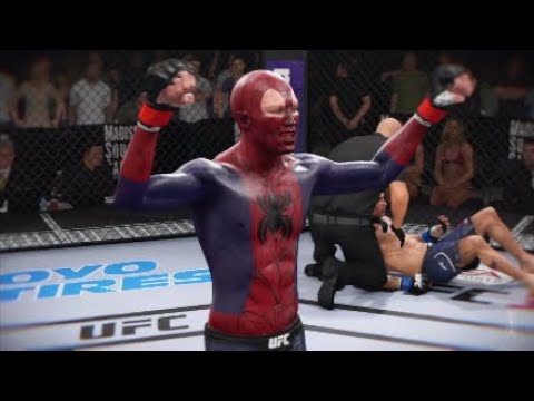 EA UFC 3 - Ultimate Team - Spiderman - 1st Fight - YouTube