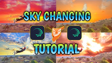 FREE FIRE SKY CHANGING TUTORIAL😍 || FIRST TUTORIAL VIDEO🔥 || ANDROID || MOTIONLEAP || ALIGHTMOTION