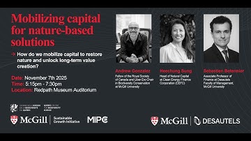 MIPC Symposium 2025 - Mobilizing Capital for Nature-Based Solutions