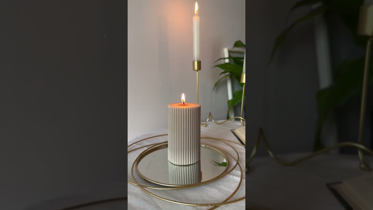 Свеча «Столбик»из соевого воска бренд Themoodnude