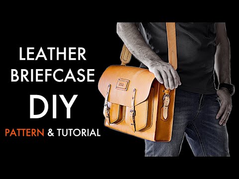 The Tokyo Leather Briefcase - Tutorial and Pattern Download