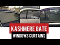 Window Curtain for Cars | Kashmere gate Car accessories market | Magentic, Zipper, Black Curtains.