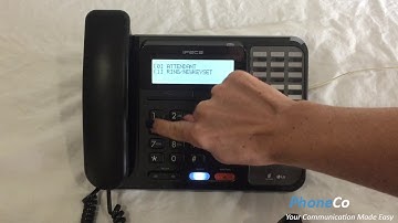 iPecs LG EMG80 9000 Series - Date and Time Change