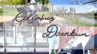 VLOG | 出差紀錄 Columbus 市中心的悠閒時光 // Chilling in Downtown Columbus