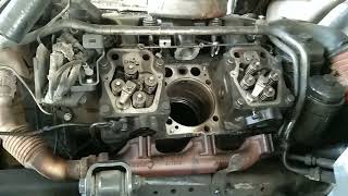 Engine Mix water and oil Mercedes Benz actros 1841