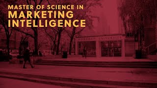 The Gabelli School's Masters in Marketing Intelligence