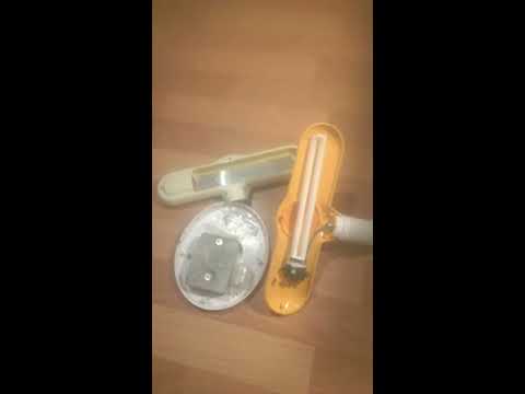 Не горит настольная