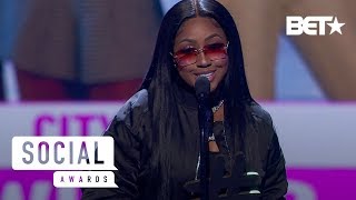 City Girls Win The Issa Wave Award! | Social Awards 2019