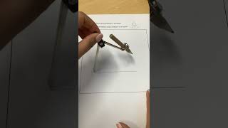 Construction 18. Angle of 60⁰ without using a protractor or set square