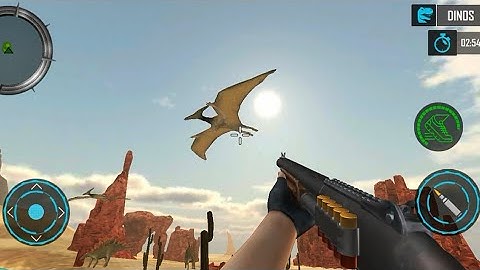 Real Dino Hunter Fps Shooter Android ios Gameplay - Dinosaur game - eDroid Gameplay #115