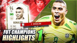 WE FINALLY GET R9!!!!!! FIFA 20 FUT CHAMPS HIGHLIGHTS PART 1