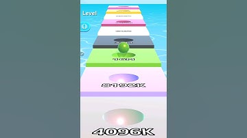 Part 1 - 2048 | Ball Run Infinity Piano Mode #games #ballrun2048level1000 #ballgames #gaming